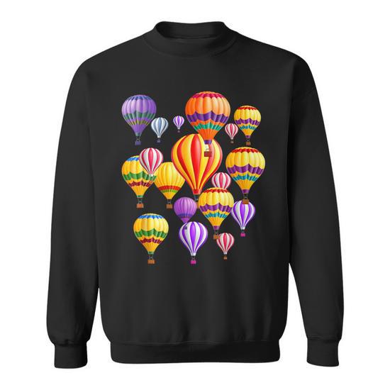 Hot air balloon discount sweatshirt