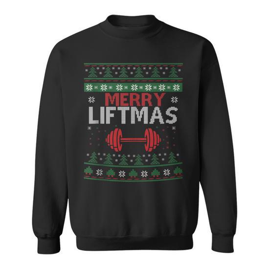 Merry Liftmas Ugly Christmas Gym Workout Gift Mens Coffee Mug by