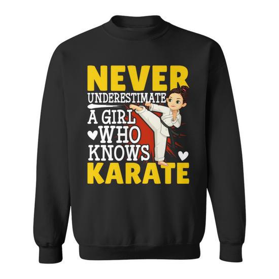 Karate sweatshirt hot sale