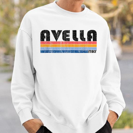 Avella Italy Retro 70S 80S Style Sweatshirt Mazezy UK