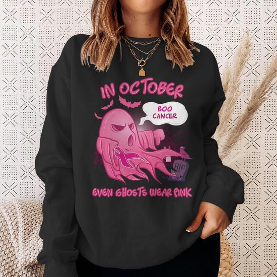 Breast Cancer. Breast Cancer Skull buy Pink Black Grunge Hoodie