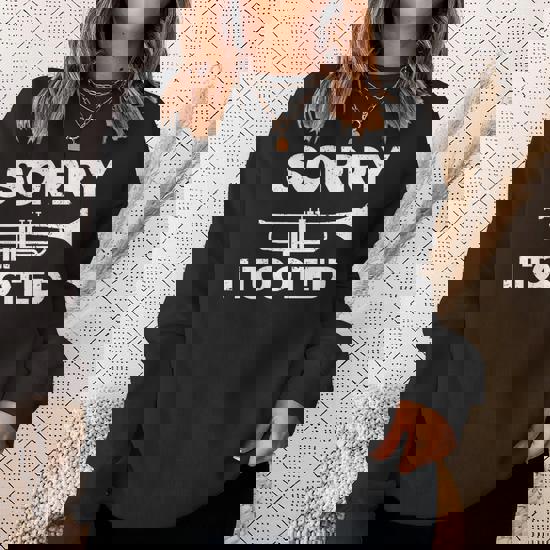 Sorry I Tooted Marching Band Trumpet Shirt Funny Men Women