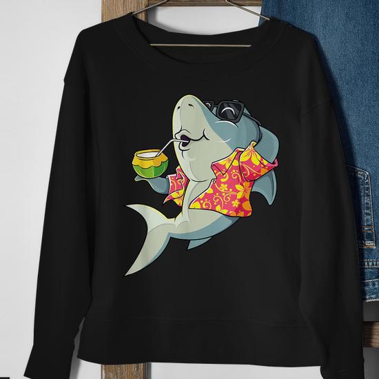 Boys shark sweatshirt best sale