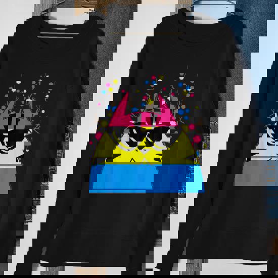 Pansexual Gay Pride Cat Lgbt Sunglasses Men Women T Shirt Pansexual Gay Pride Cat Lgbt Sunglasses Men Women T Shirt