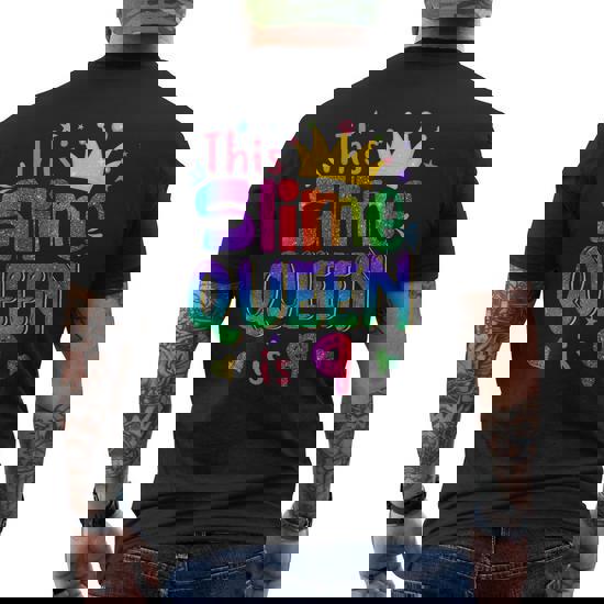 This Slime Queen Is 9 T-Shirt 9th Birthday Slime This Slime Queen Is 9 T-Shirt 9th Birthday Slime