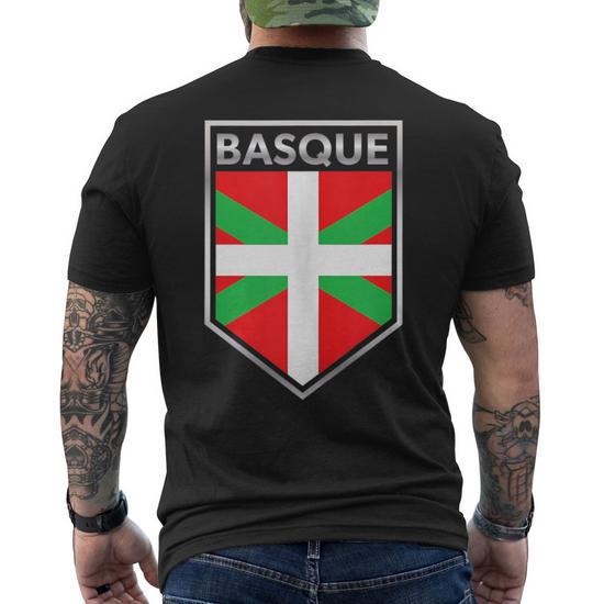 Basque Spain Victory Basque T Basque Pride Mens Back Print T