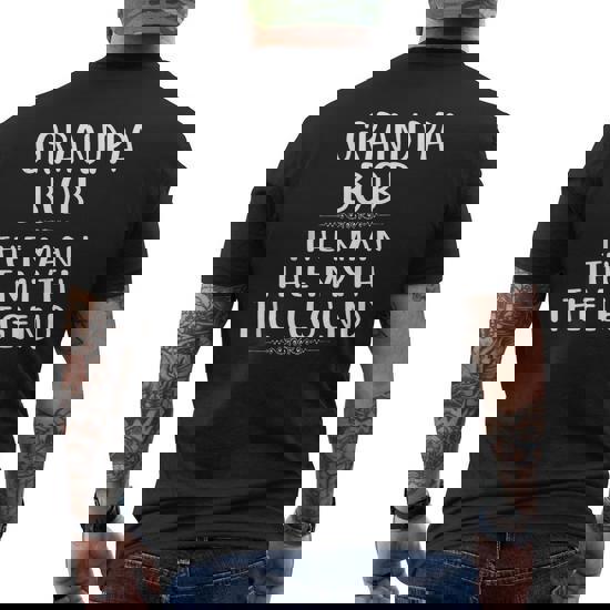Mens Grandpa The Man The Myth The Legend T-Shirt Mens Grandpa The Man The Myth The Legend T-Shirt