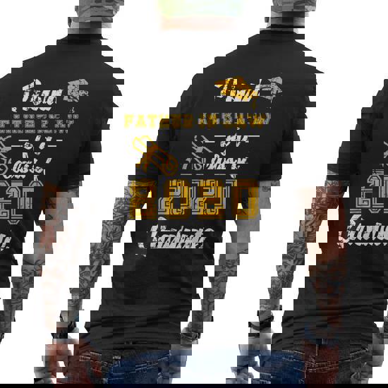 Proud Father Of A Class Of 2020 Senior Tshirt Graduation Gif