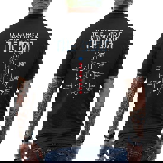 The Real Parts Of The Boat - Funny Rowing T Shirt