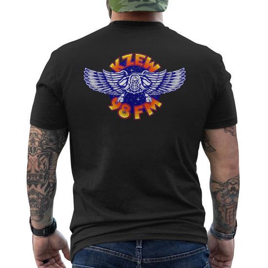 The Zoo Kzew 98 Fm Dallas Texas Mens Back Print T-shirt - Seseable