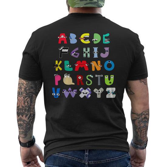 Villain Letter Abc Evil Alphabet Lore Men's T-Shirt