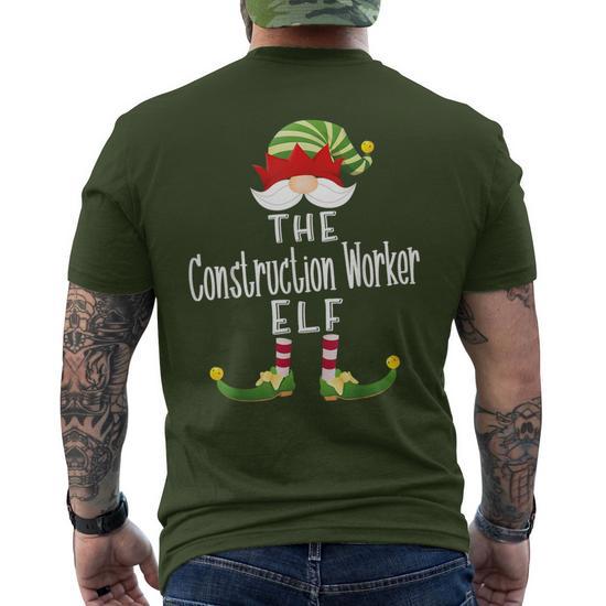 mens christmas elf t shirt