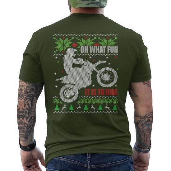 Dirt bike clearance ugly christmas sweater