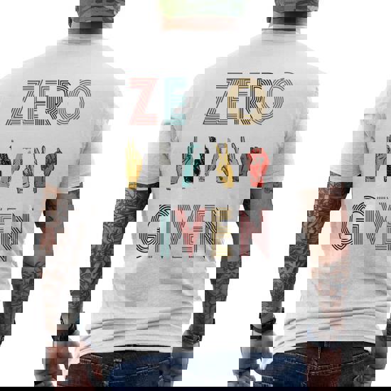 Zero Fucks Given Asl Vulgar Sign Language Graphic Tee Zero Fucks Given Asl Vulgar Sign Language Graphic Tee