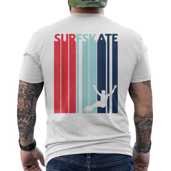 Surfskate Vintage Design Gift For Surfskaters And Surfers Mens