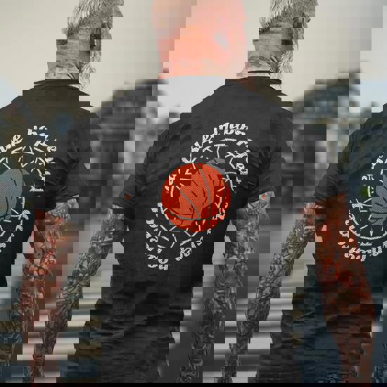 Basketball Motivation - Eat Sleep Hoop Repeat Mens Back Print T-shirt |  Mazezy