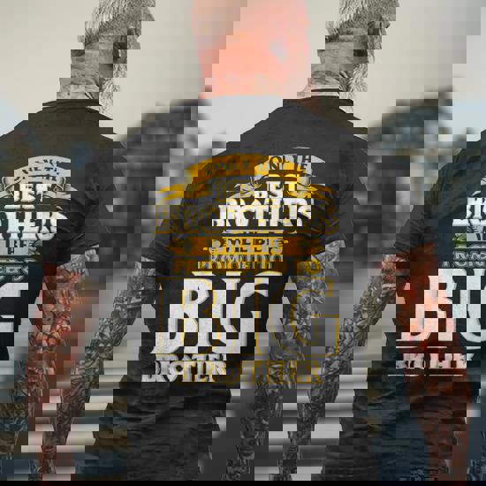 Promoted To Big Bro Shirt Leveling Up Brother Est 2020 Gift Promoted To Big Bro Shirt Leveling Up Brother Est 2020 Gift