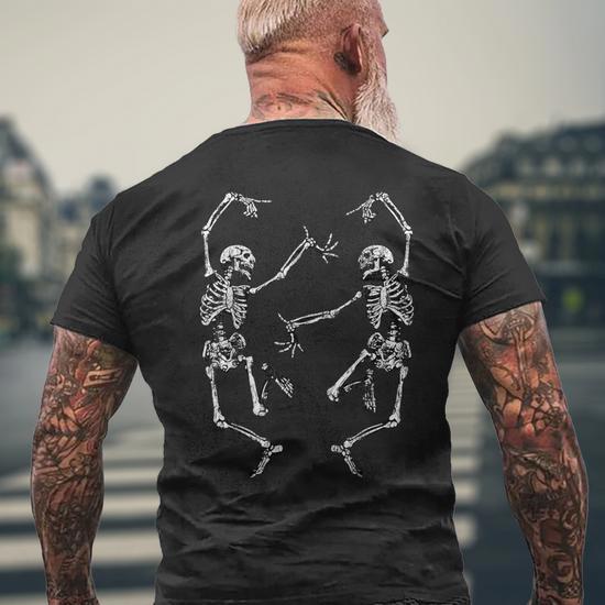 Mens hotsell skeleton shirt