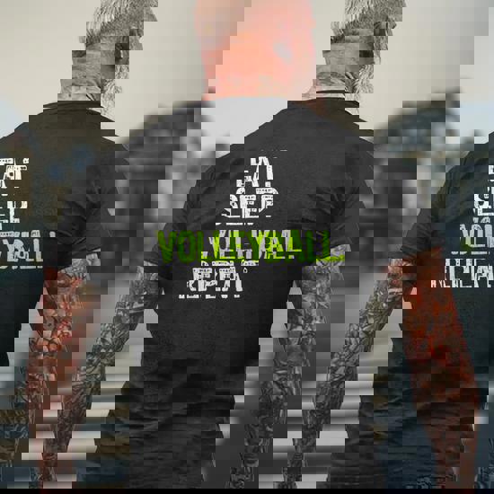 Eat Sleep Volleyball Repeat Funny Volleyball Player T Shirt Eat Sleep Volleyball Repeat Funny Volleyball Player T Shirt