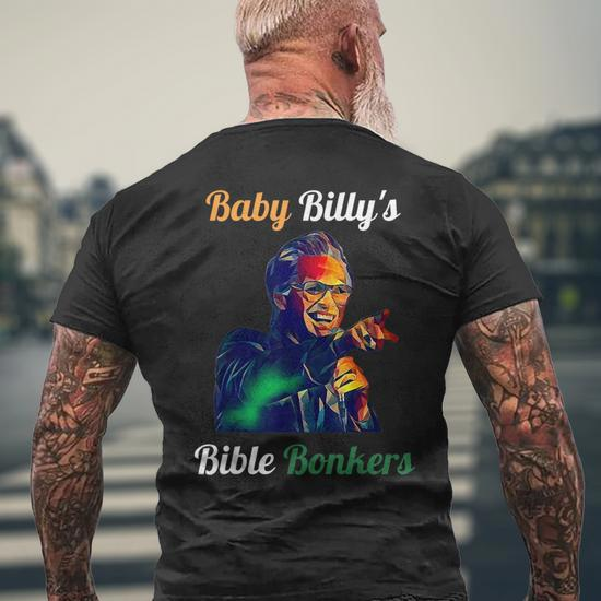 Baby Billy's Bible Bonker Men's T-shirt Back Print