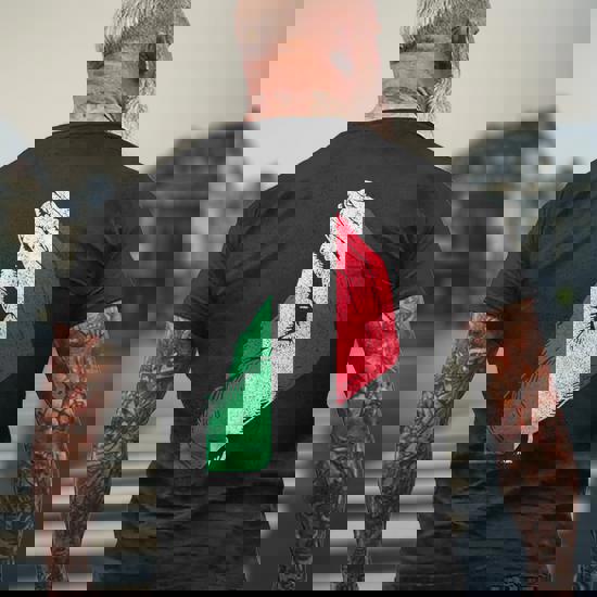 Vintage Italian Italy Flag Pride Gift T-Shirt