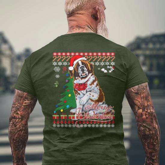 Saint bernard clearance ugly christmas sweater