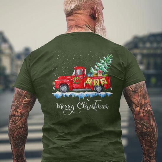 christmas shirts with old truck