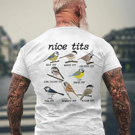 Nice tits funny bird watching gift for Birder Men and Women | Coasters (Set  of 4)