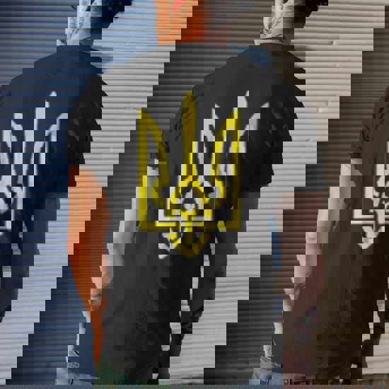 Zelensky T Shirt Ukrainian T-Shirt With Golden Trident Design - Show Your Support, Zelensky Inspired Tee Ukrainian Tablecloth - Foto 10