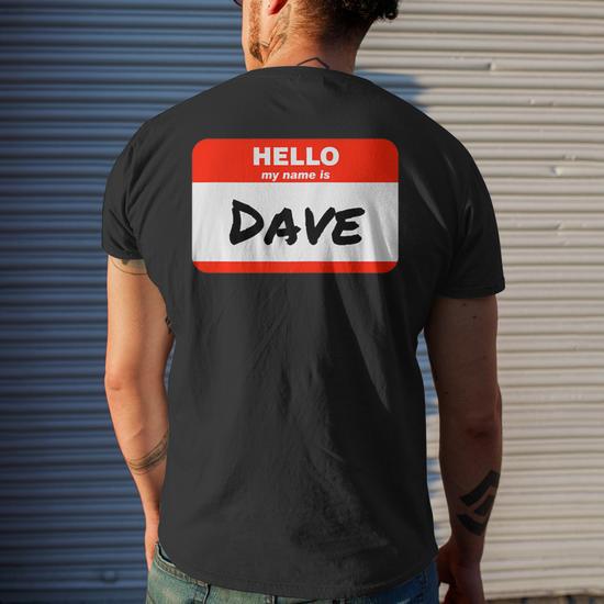 hello dave t shirt