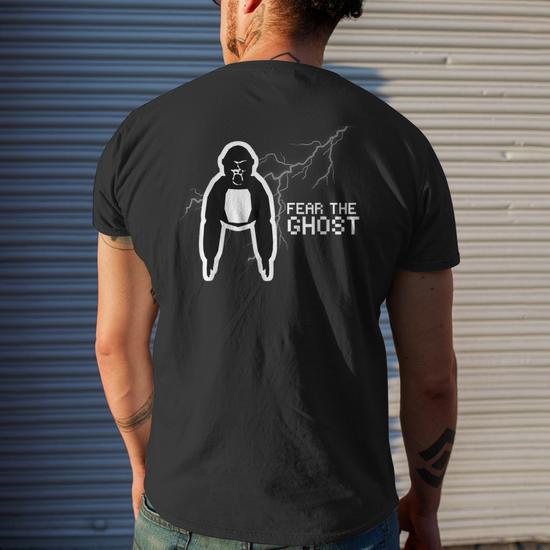 Gorilla Tag Ghost For Boys Ns Men's T-shirt Back Print - Monsterry