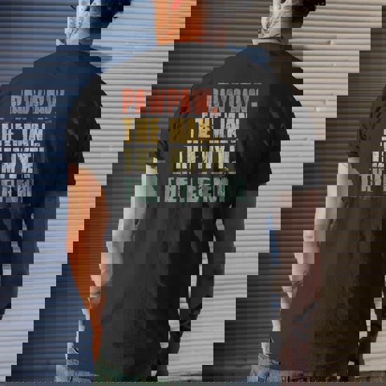 Mens Paw-Paw The Man The Myth The Legend Gift Fathers Day T-Shirt Mens Paw-Paw The Man The Myth The Legend Gift Fathers Day T-Shirt