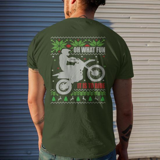 Dirt bike ugly christmas on sale sweater