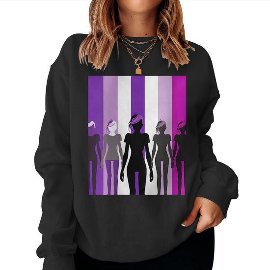 ACE PRIDE store SWEATSHIRT, Asexual Sweatshirt, Ace Shirt, Asexual Flag Crewneck, Asexual Pride Shirt