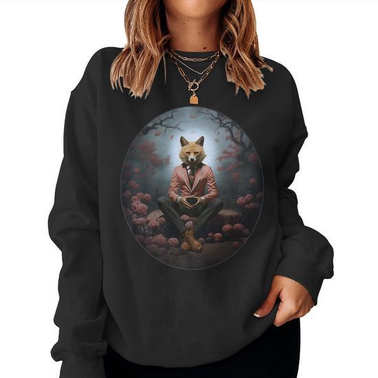 Fox discount sweatshirt womens