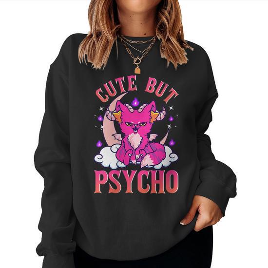 cute but psycho cat' Women's T-Shirt