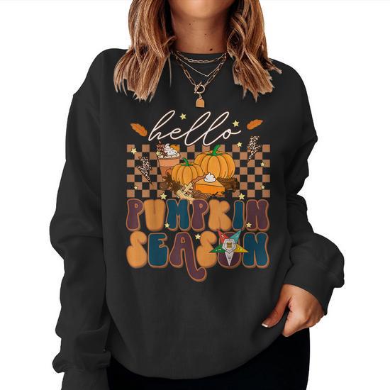 Pumpkin sweatshirt womens hot sale