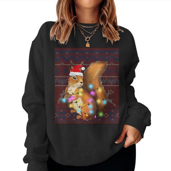 Ugly christmas hot sale sweater squirrel