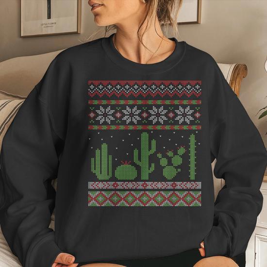 Cactus on sale sweatshirt women's