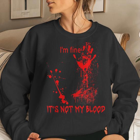 Im fine 2024 halloween hoodie