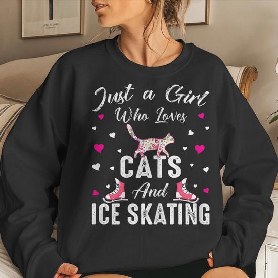 Figure Skater Gifts ,Just A Girl Who Loves Ice Skating Poster for