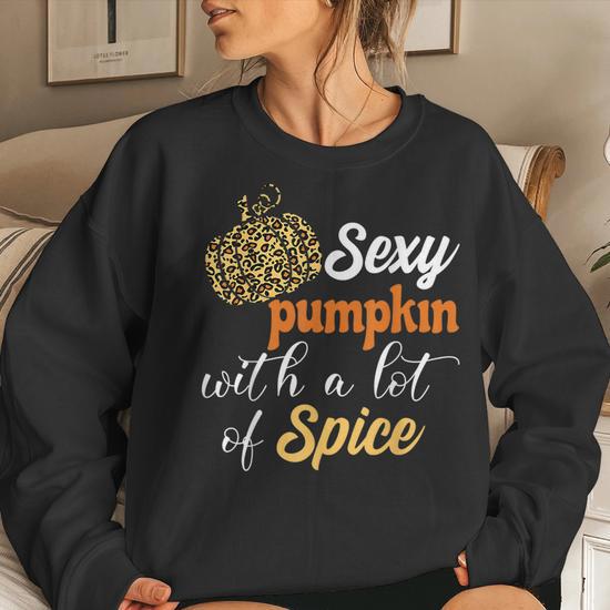 Pumpkin Season Crewneck Sweatshirt Women Thanksgiving Shirt