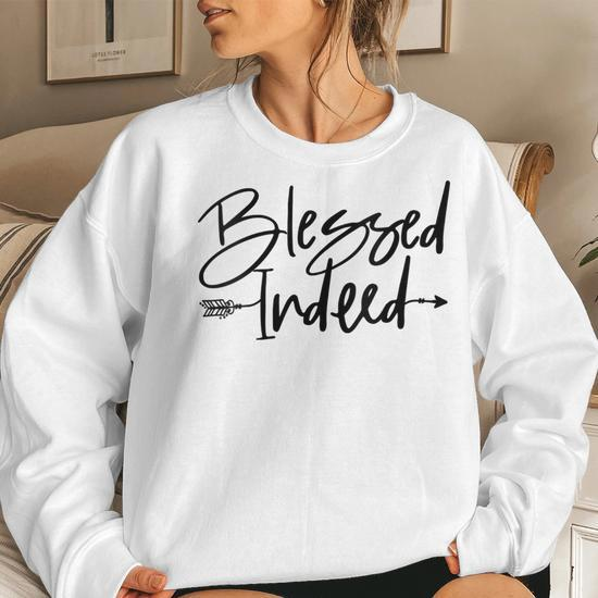 Faith Based Plus Size 2X Scripture Quote Cute Girl Faith Women Sweatshirt