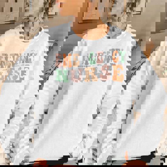 All Departments ESIKAH Emergency Nurse Sweatshirt Emergency Room