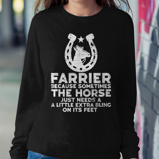 Equine sweatshirts discount