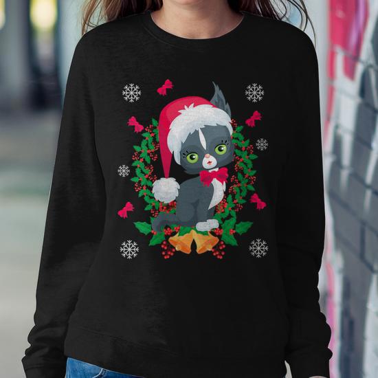 Cat xmas jumper best sale