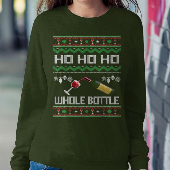 Alcohol ugly hot sale christmas sweaters