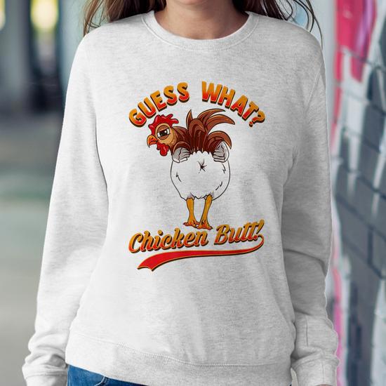 Guess what chicken butt kids shirt hotsell