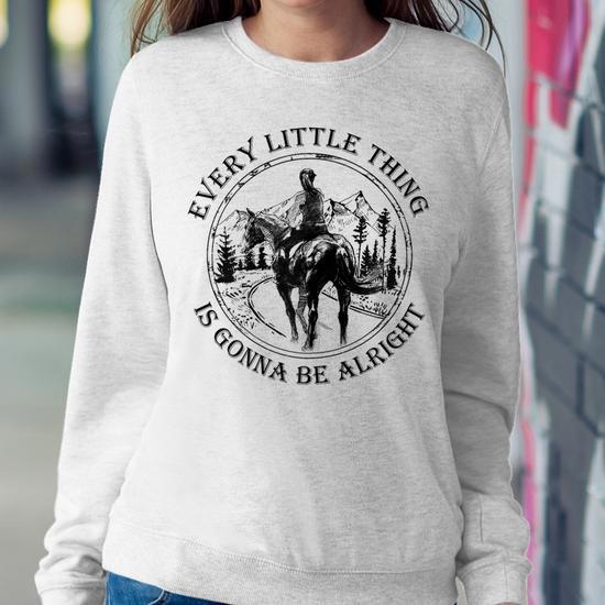 Horse girl sweatshirt hot sale