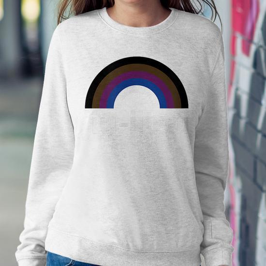 Womens rainbow clearance sweatshirt